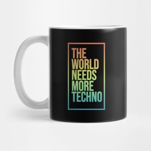 Techno music - summer style electronic music from the 90s Mug